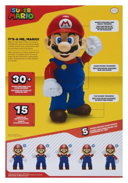 Super Mario Sprechende Actionfigur It's-A Me! Mario 36 cm